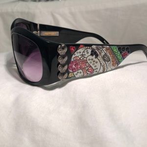Ed Hardy Swarovski True Love Sunglasses